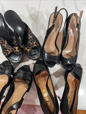 Gucci Giorgio Armani and 2 pairs of L A M B all in very good condition